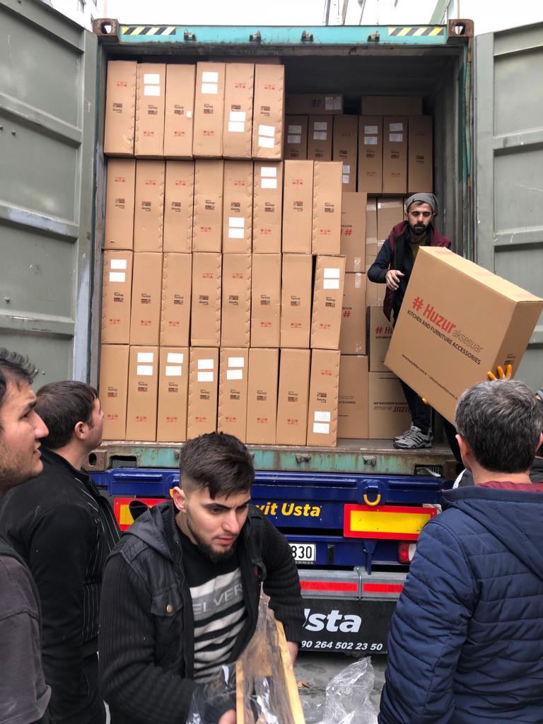 Konteyner içerisinde taşınan ürünler