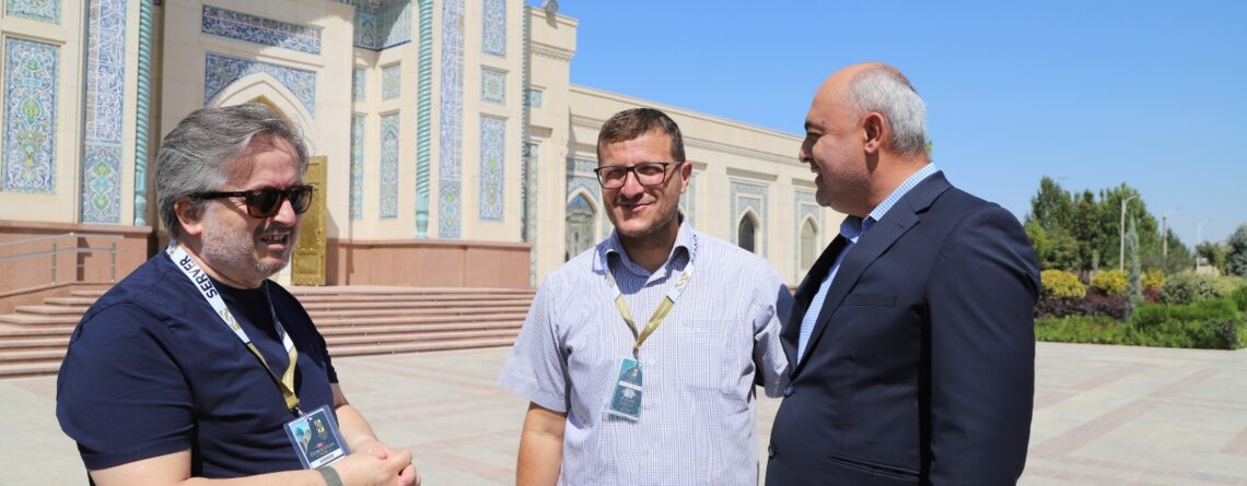 Server Turizm Özbekistan turu İmam Buhârî Merkezi heyet ziyareti